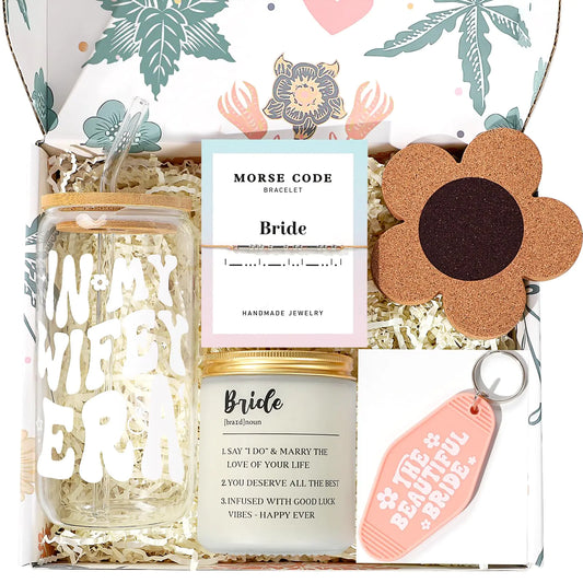 Bride To Be Gifts Box Bridal Shower Gifts Bachelorette Gifts For Bride Wedding Gifts Engagement Gifts For Her Bachelor Party Gifts Fiance Gifts For Her- In My Wifey Era - Newly Engaged Gifts Ideas