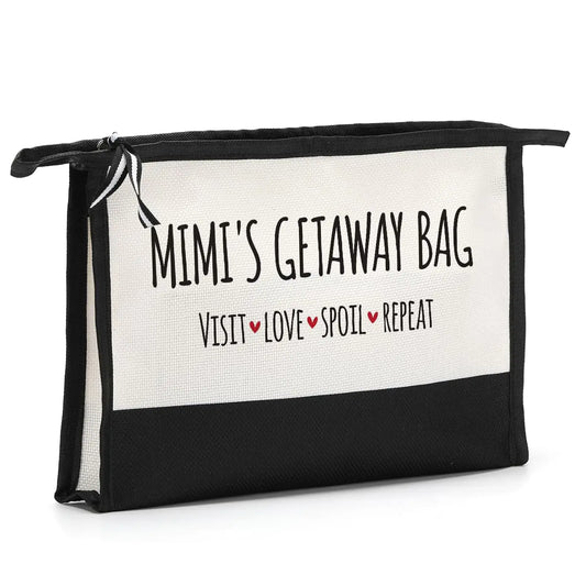 HODREU Grandma Gifts Mimi Gifts Makeup Bag Nana Birthday Gifts Great Grandma Gifts First Time Grandma Gifts Grandmother Gifts Christmas for Gigi Nana New Grandma Promoted to Grandma Cosmetic Bag