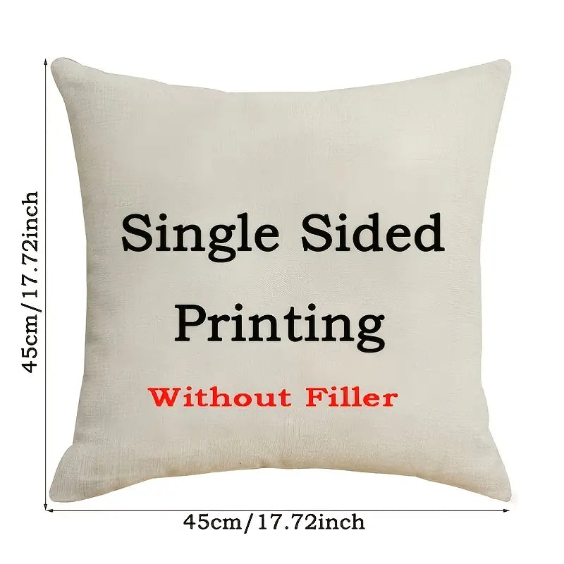 Thanksgiving Pumpkin Wreath & Sunflower Pillow Covers (2pcs)